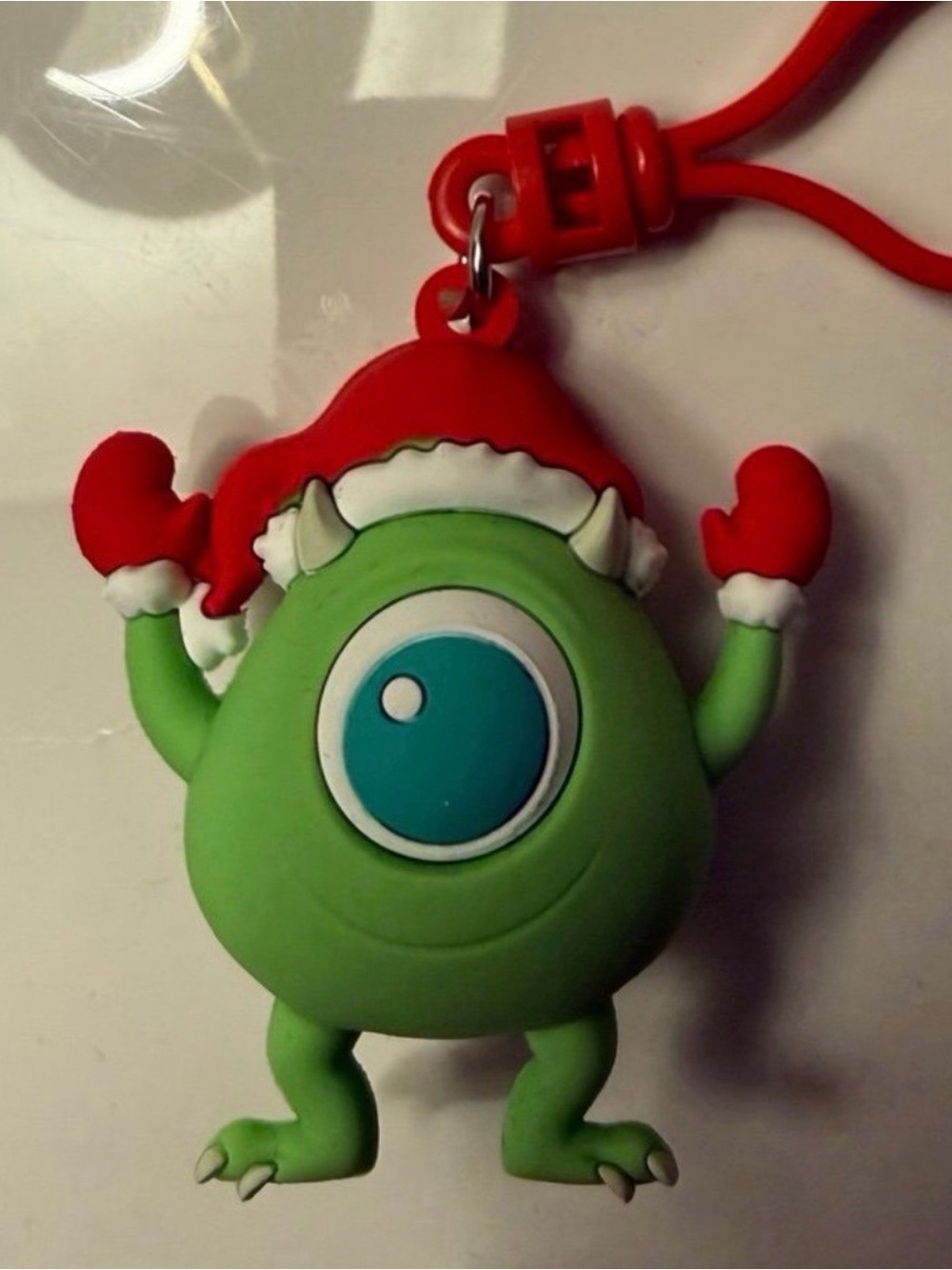Monster Inc Mystery Bag Clip (Xmas Mike Wizowski)